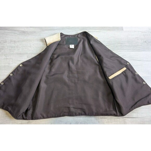 Alex Creaciones Handmade Leather Vest Western Equestrian w/Horses Sz 40 - Picture 2 of 9